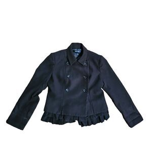 Women's MAC & JAC Flutter Hem Jacket Large‎